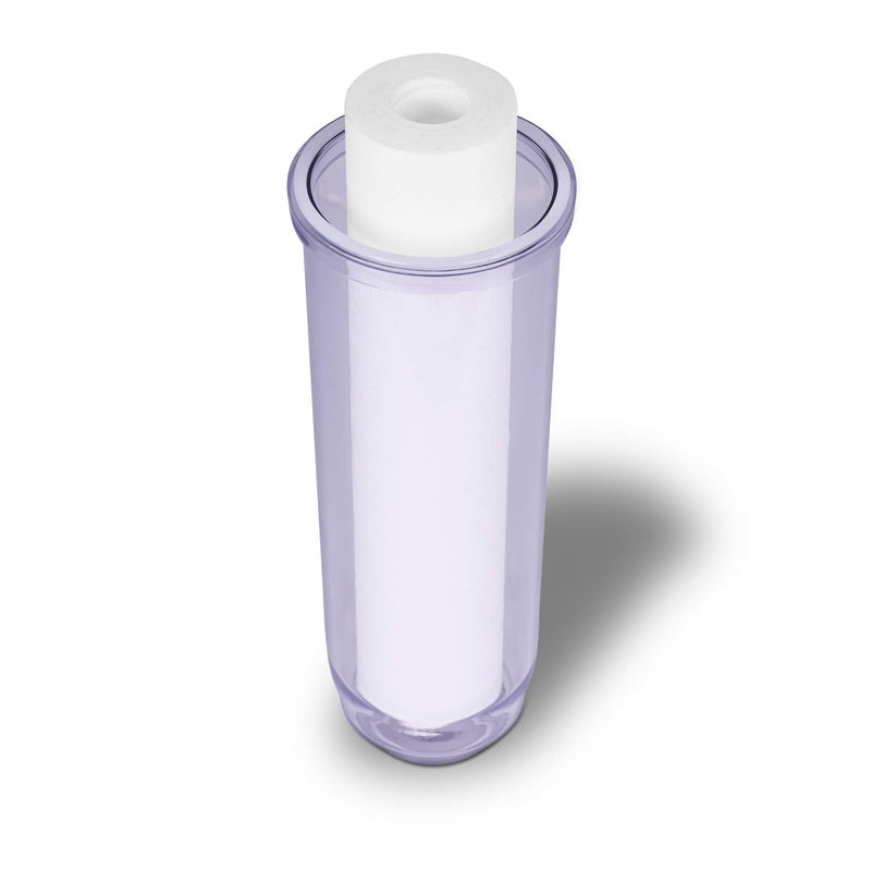 Ronaqua Dual Whole House Water Filter System, Transparent Standard Housings, Presser Relief Button, 3/4â€ Inlet/Outlet Brass Port, Meets NSF Standards & Regulations (5 Mic Pleated & Standard Sediment Filters) - Image 3